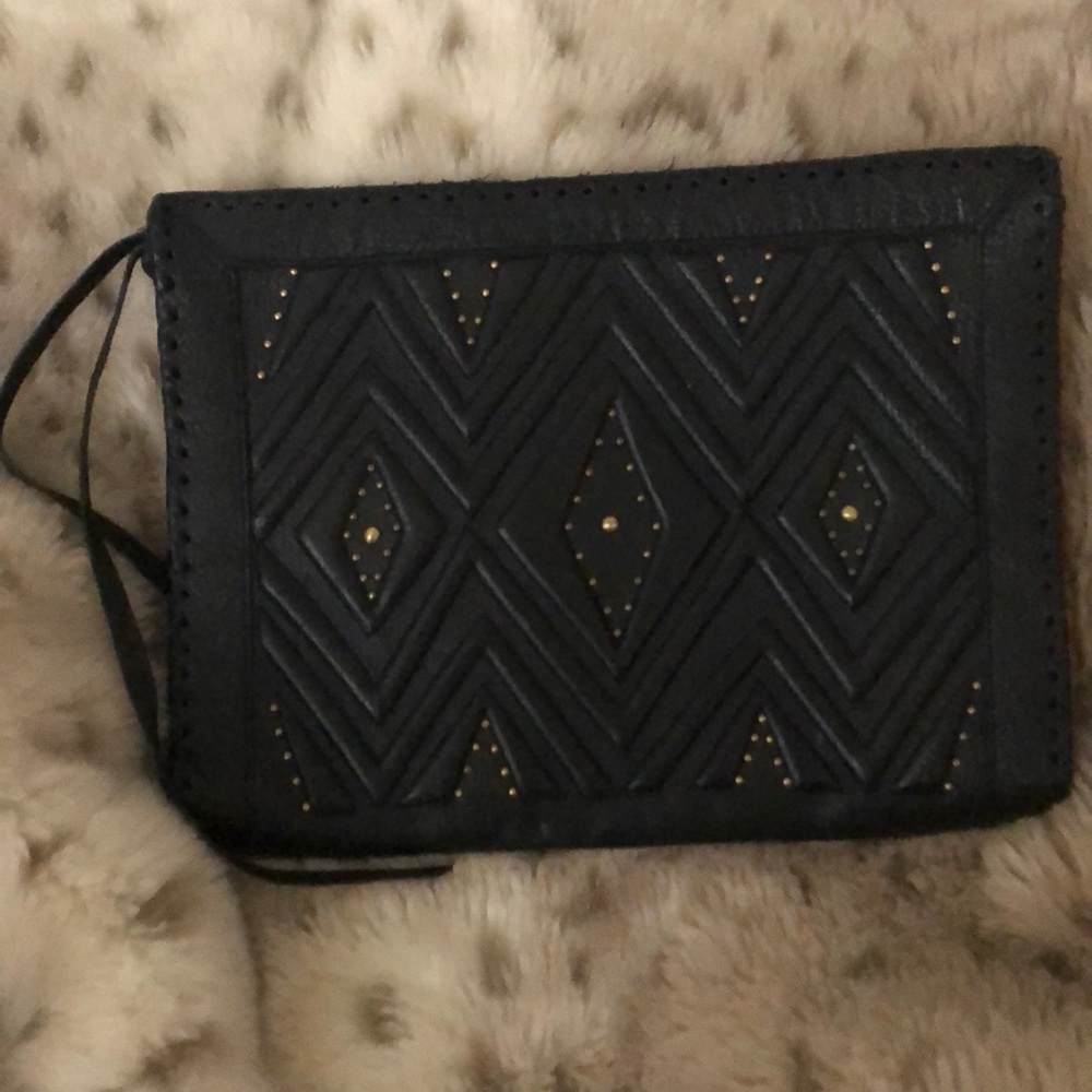 Cleobella black clutch